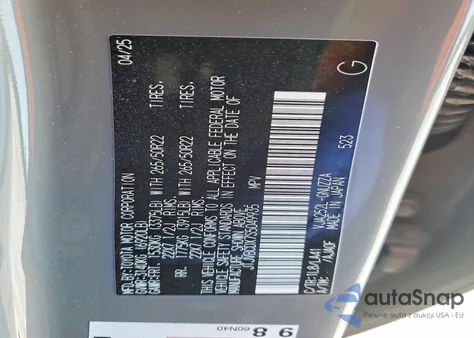 2025 Lexus Gx 550 Luxury from USA, damaged, VIN JTJVBCDX7S5049935